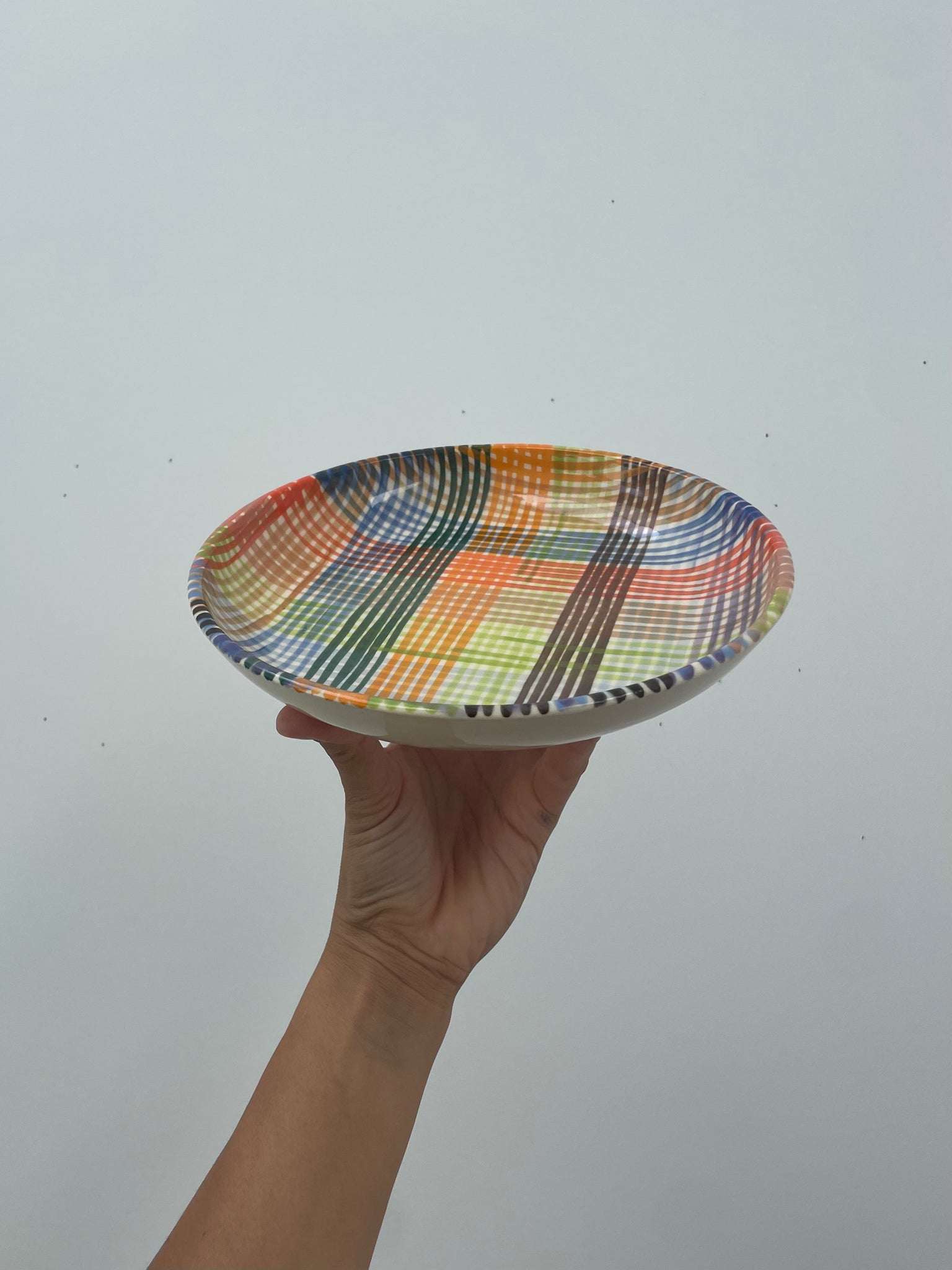 Very Multi Stripe Coupe Plates