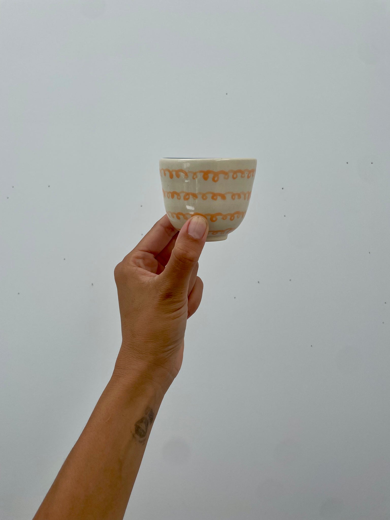 Peach Squiggle Cup 3