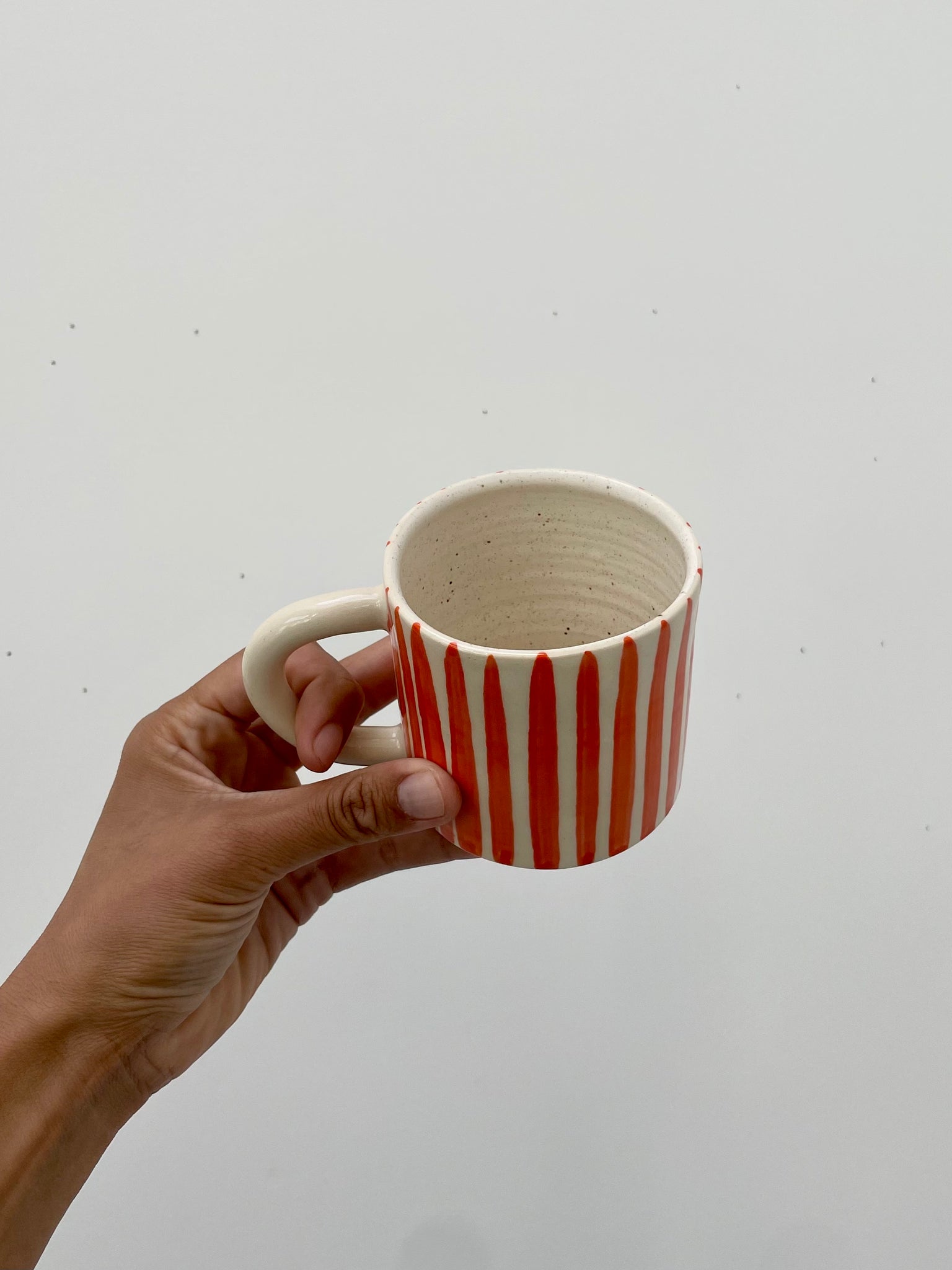 Orange Stripe Mug 3
