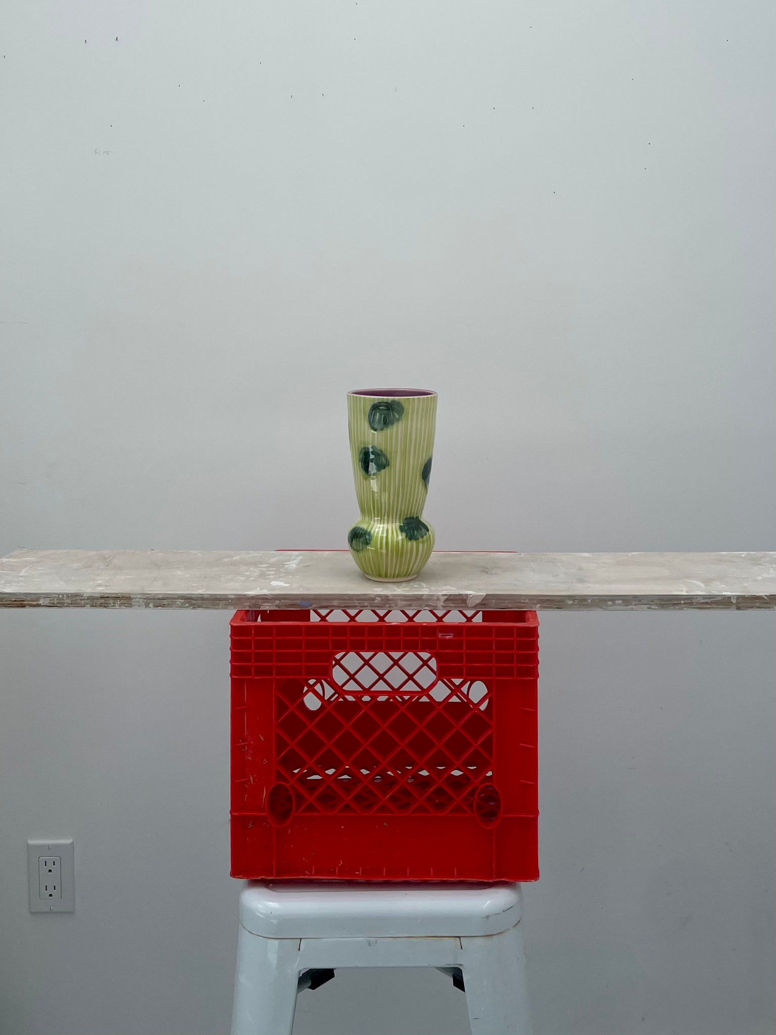 Light Green Flower Vase