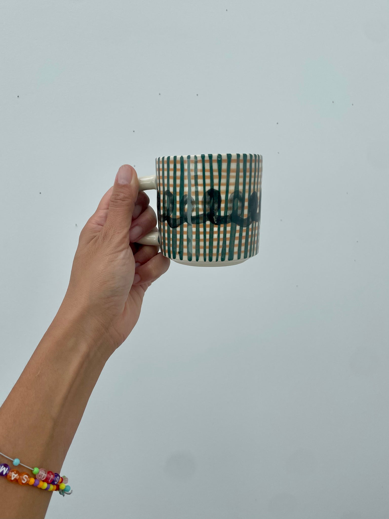Black Squiggle Mug 6