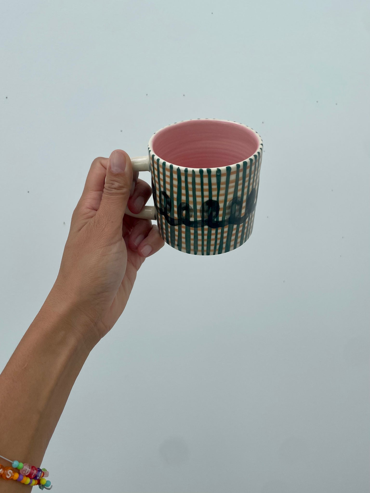 Black Squiggle Mug 6