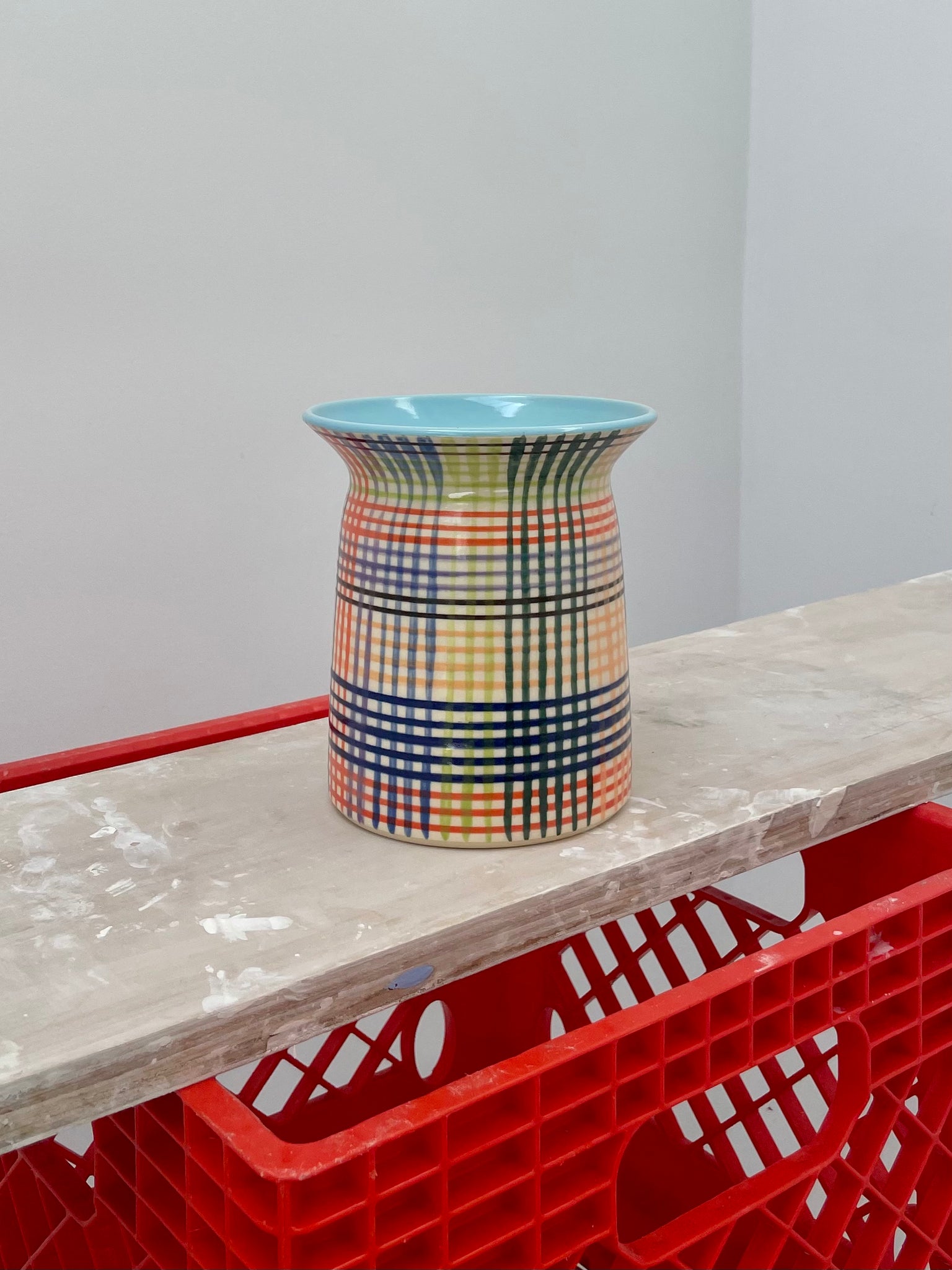 Very Multi Stripe Vase 1