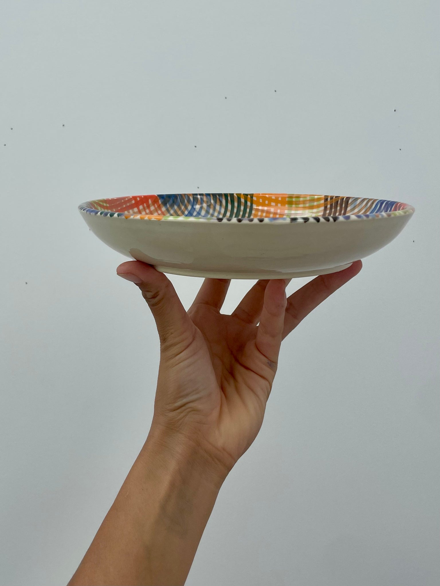 Very Multi Stripe Coupe Plates